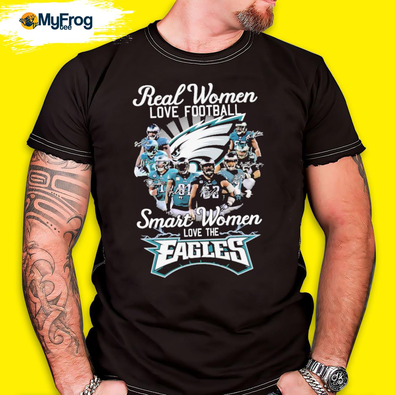 Buy Real Women Love Football smart Women love The Eagles Shirt For