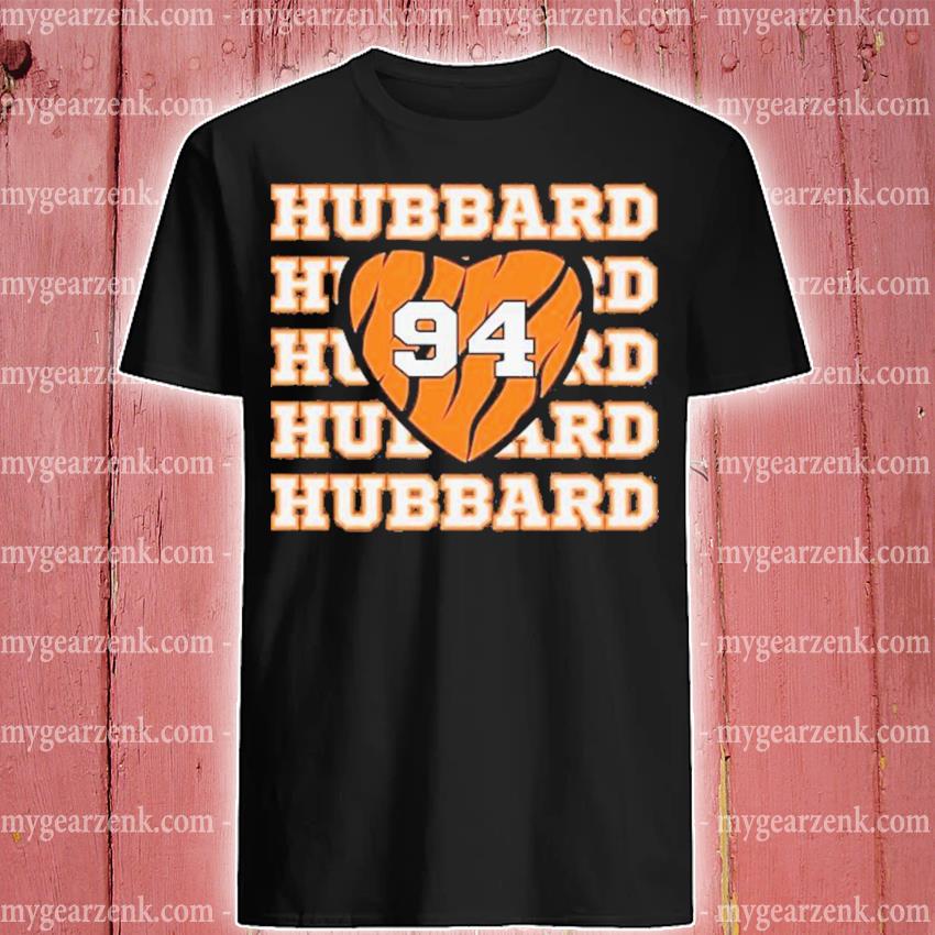 Sam Hubbard Cincinnati Bengals Heart 94 Shirt - Bluecat