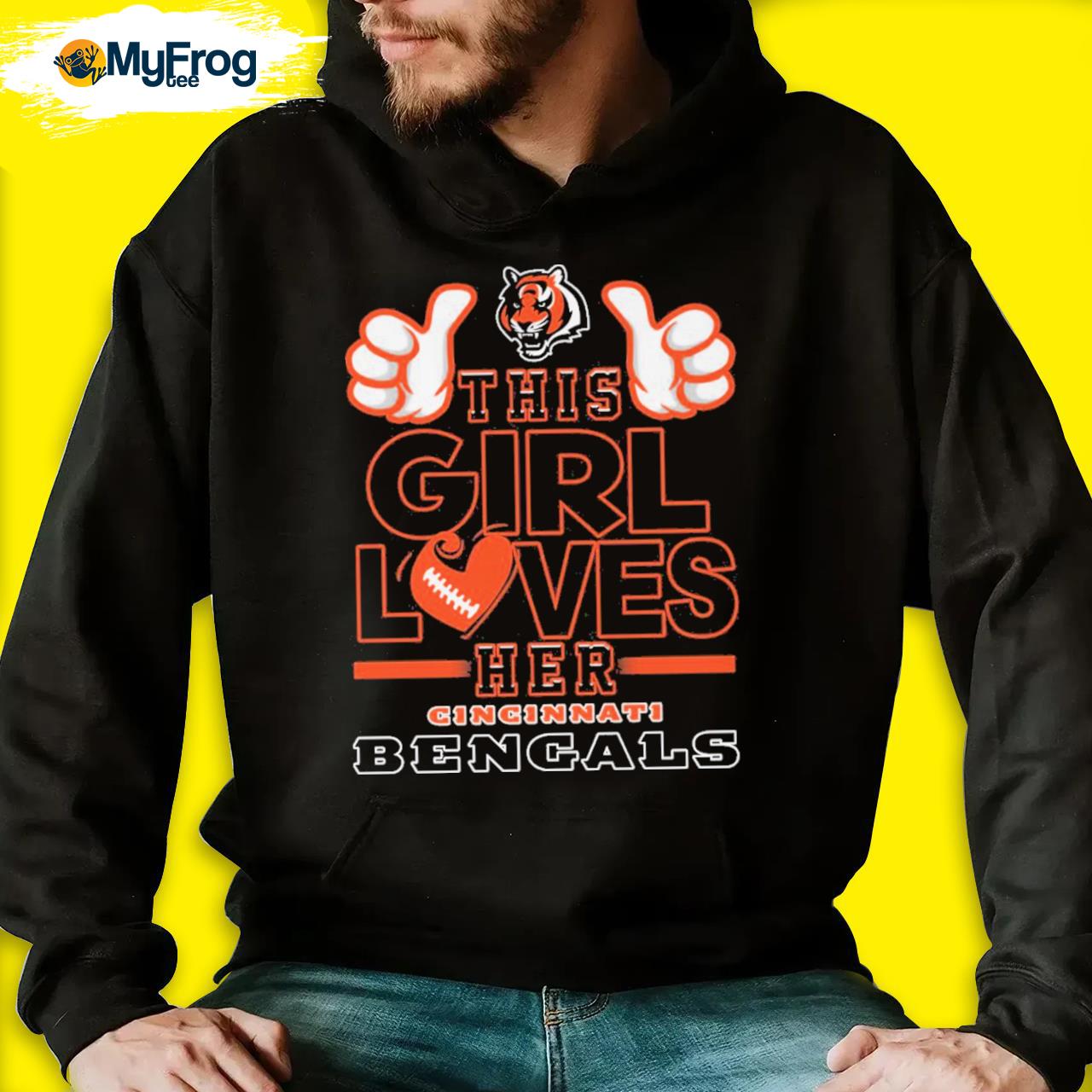 This Girl Loves her Cincinnati bengals shirt, hoodie, sweater and