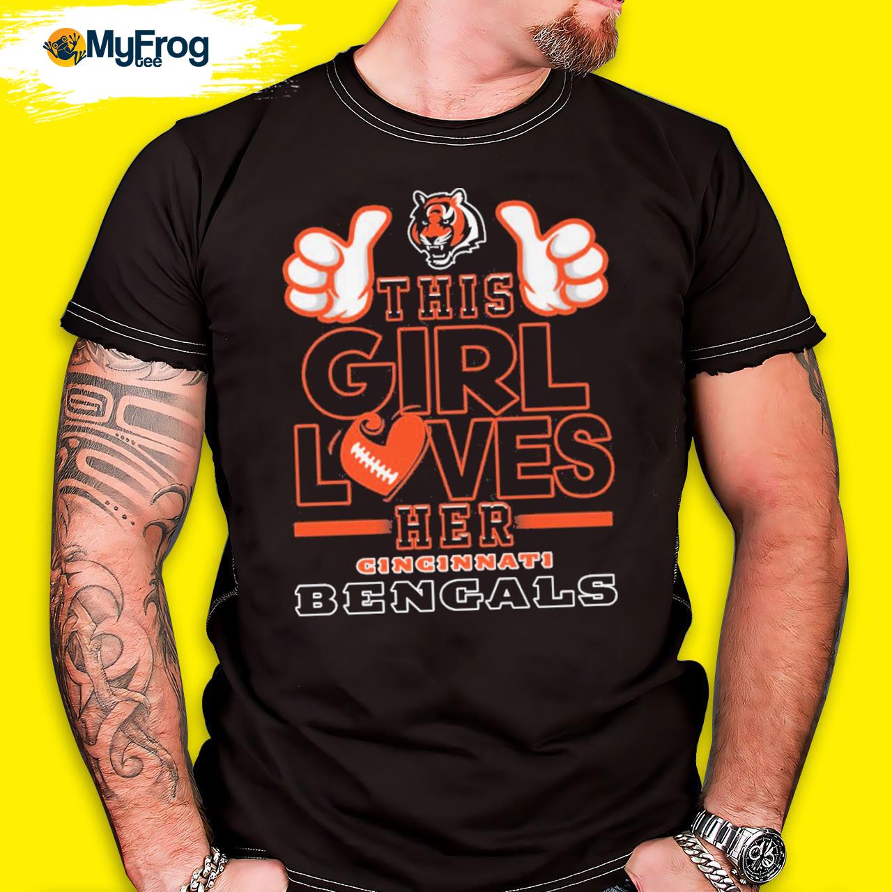 This Girl Love Her Cincinnati Bengals Shirt, hoodie, sweater, long