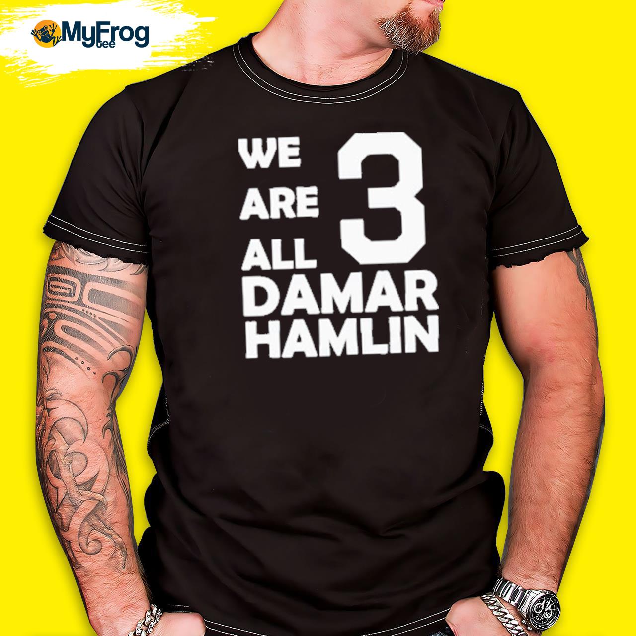 R3spect Hamlin, For Damar Hamlin T-Shirt, hoodie, sweater, long