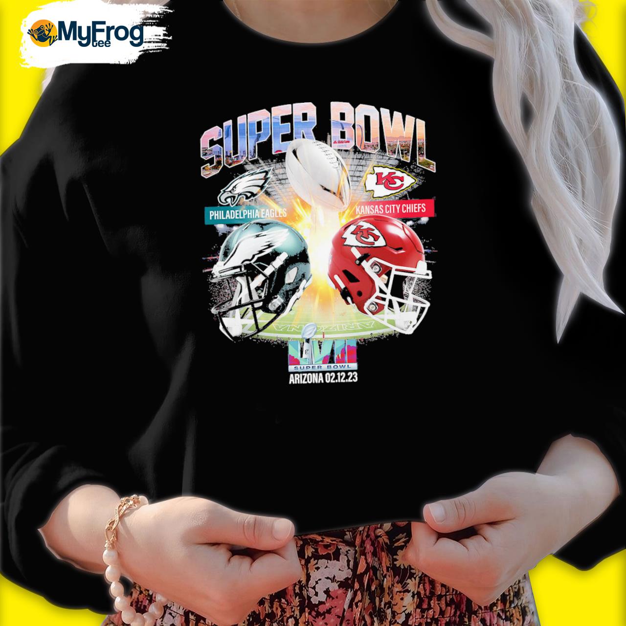 Super Bowl Lvii 2023 Shirt, Philadelphia Eagles Vs Kansas City
