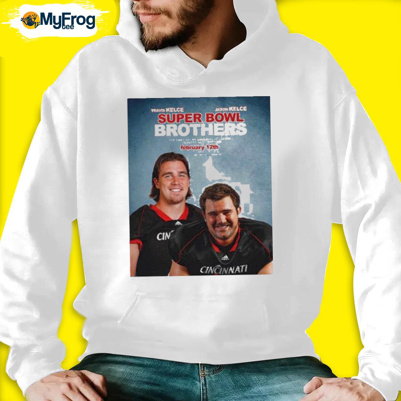 Cincinnati Travis Kelce and Jason Kelce super bowl Brothers Shirt