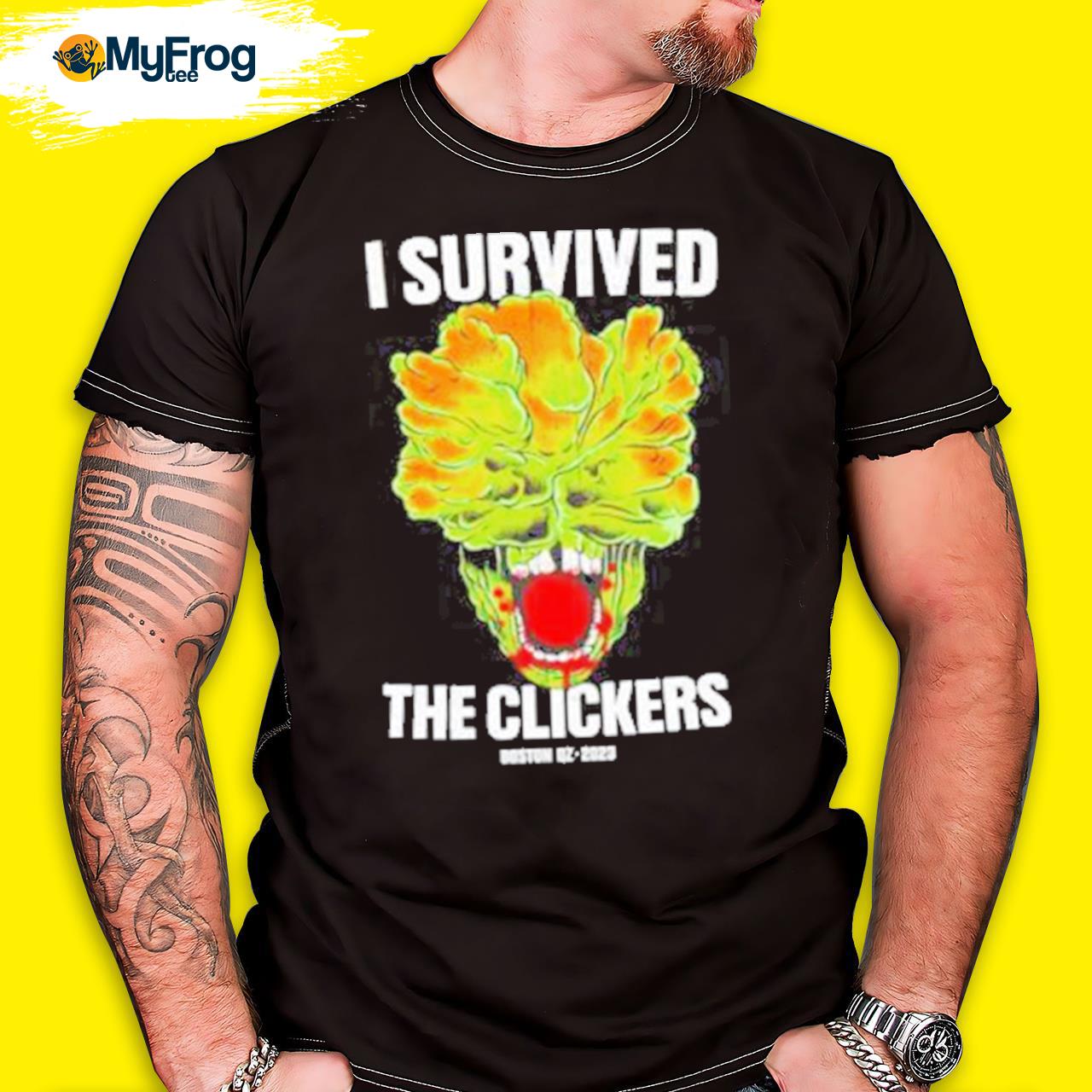Clicker Survivor I Survived The Clickers shirt