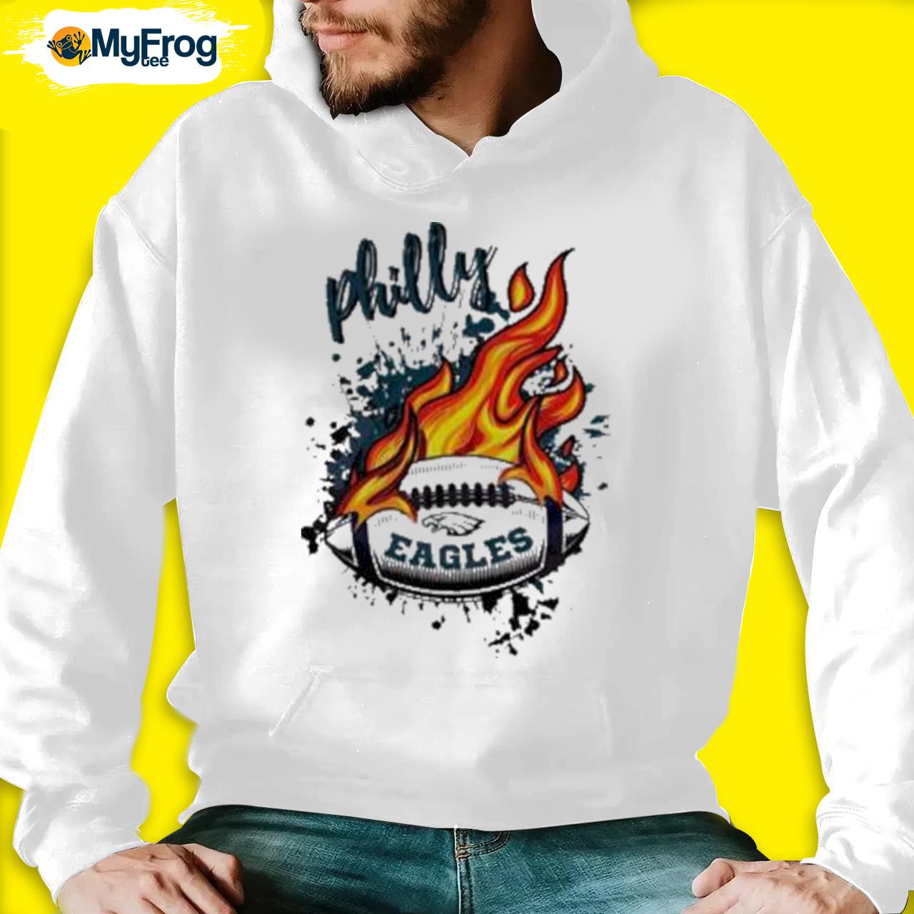 Philadelphia Eagles Hoodie Death Holding Logo Philadelphia