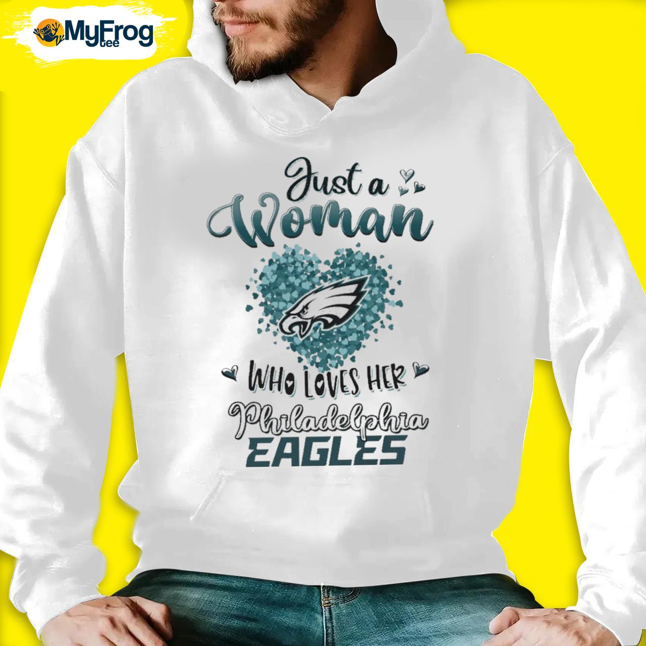 Just a woman who loves her Philadelphia Eagles shirt, hoodie, sweater, long  sleeve and tank top