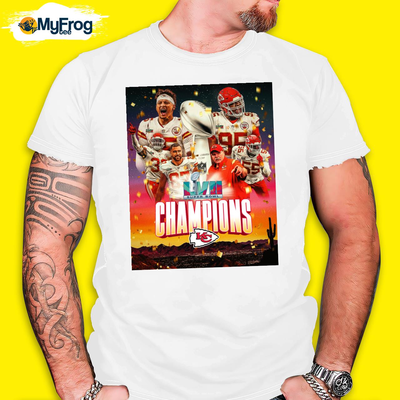 Official Super bowl lviI 2023 champions are Kansas city Chiefs champions T- shirt