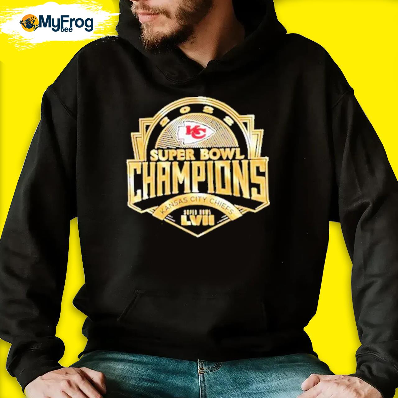 Kansas City Chiefs Majestic Threads Super Bowl LVII Champions Luxe Foil  shirt, hoodie, sweater, long sleeve and tank top