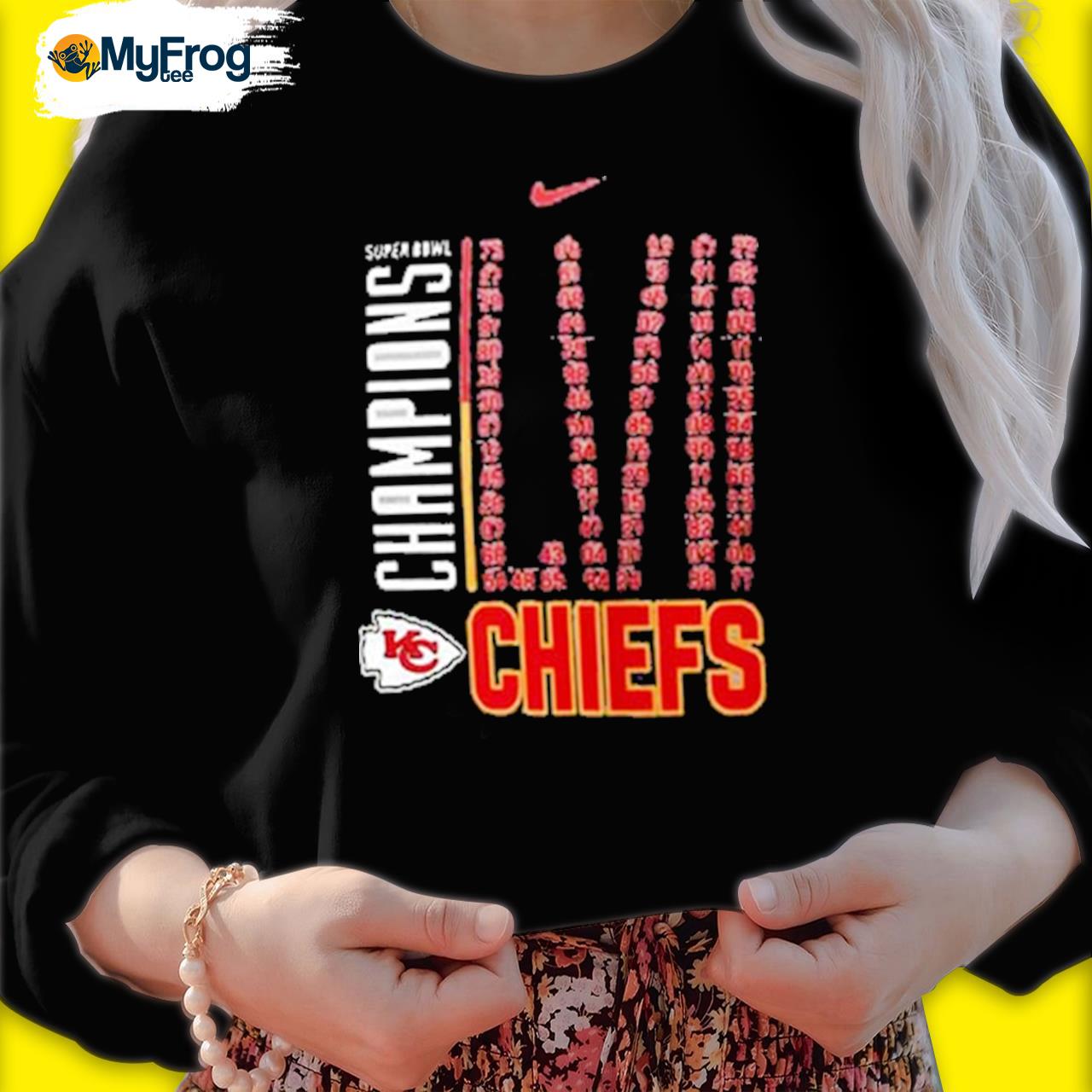 Funny kansas City Chiefs Super Bowl LVII Roster shirt, hoodie