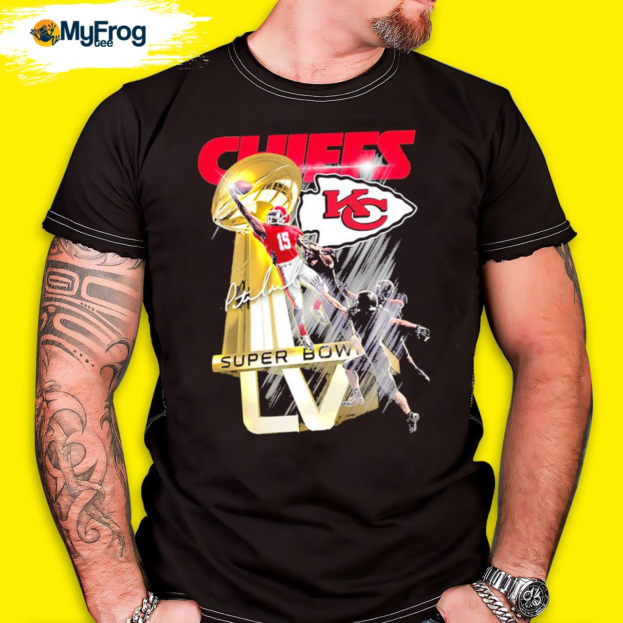 Kansas City Chiefs Patrick Mahomes Super Bowl Trophy 2023 Shirt