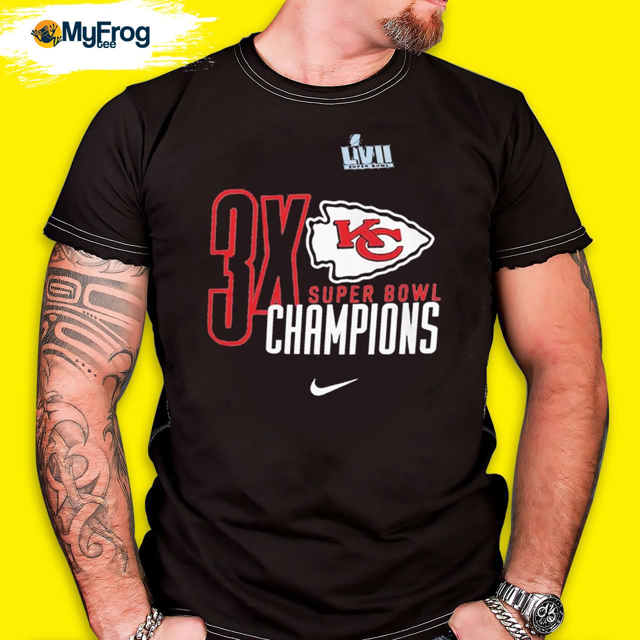 Kansas City Chiefs Three Time Super Bowl Champions Shirt –