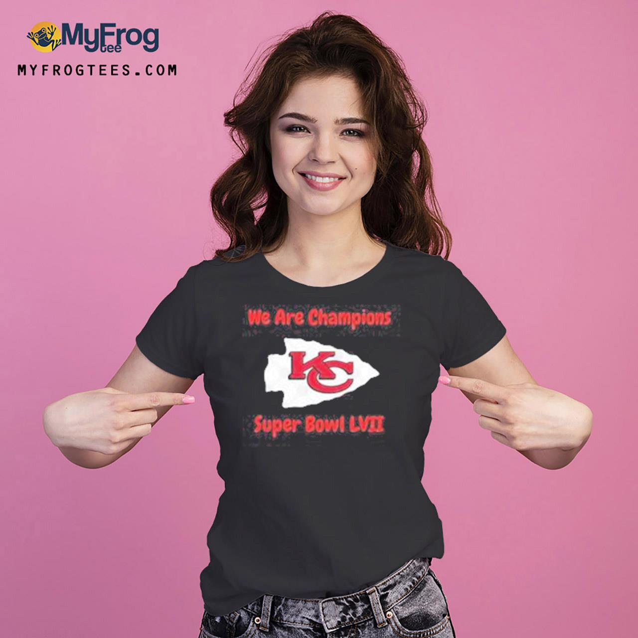 Kansas City Chiefs Super Bowl LIV Champions Women Short Sleeve T-shirt 2X