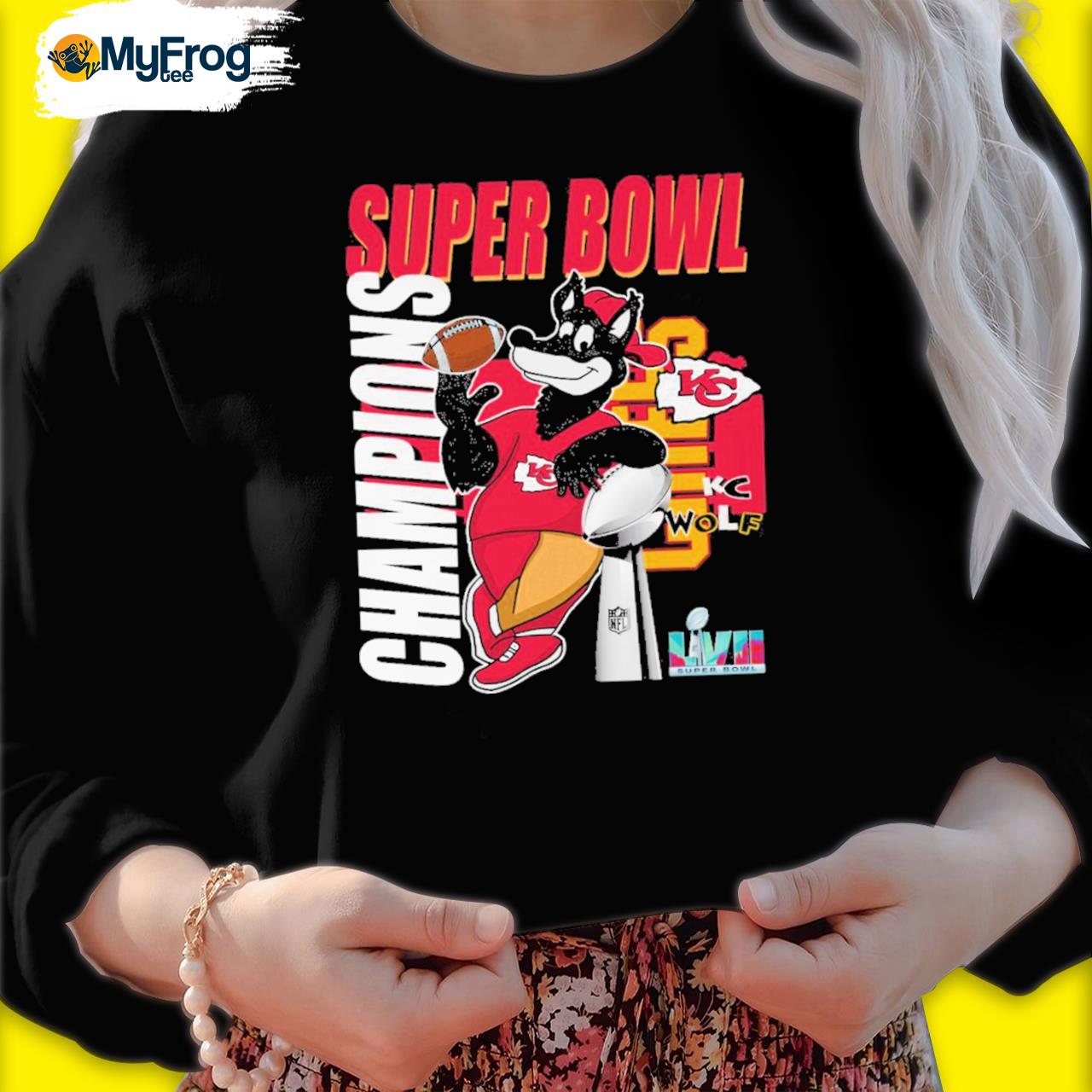 Super Bowl LVII Champions Chiefs Caricature Shirt, hoodie, sweater