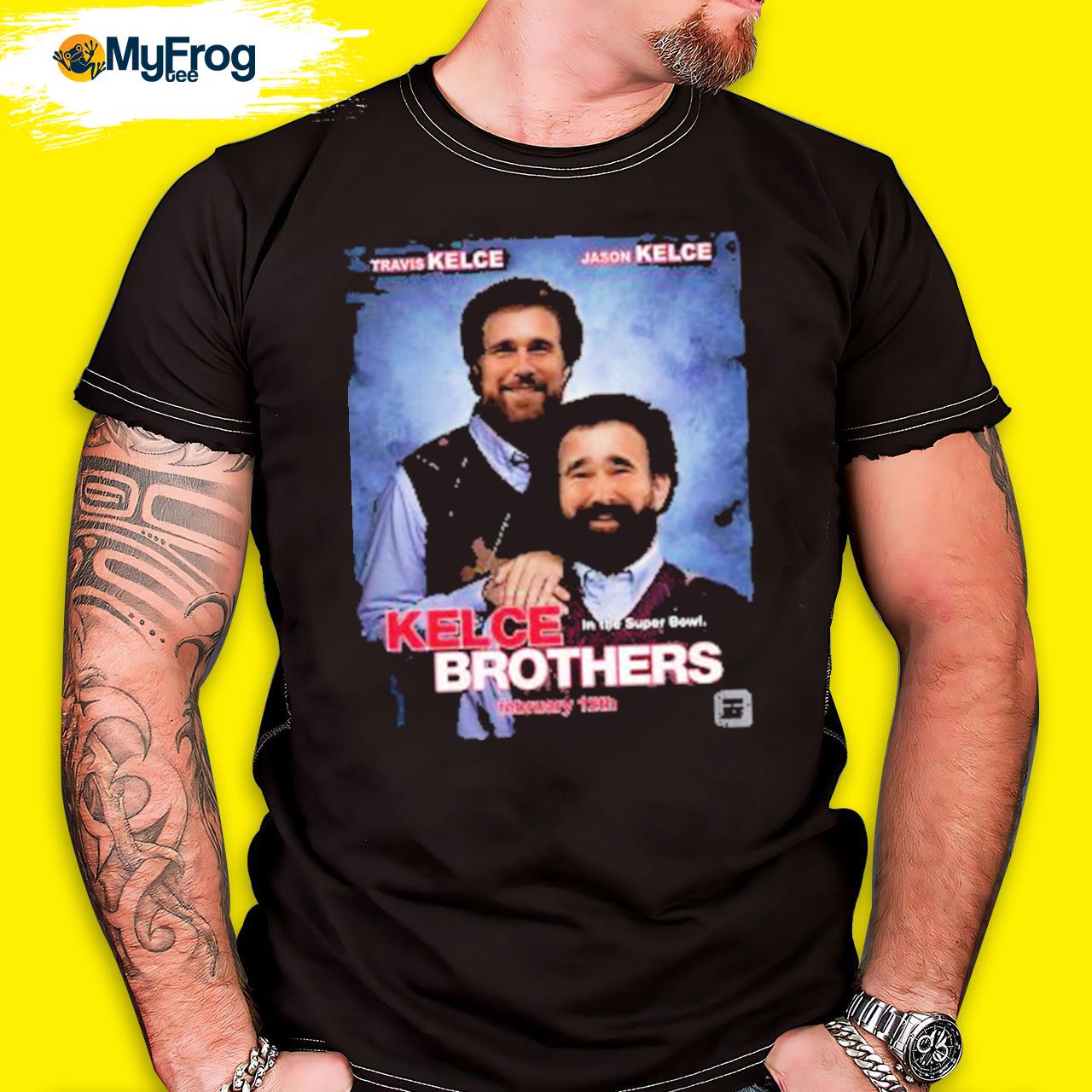 Travis Kelce And Jason Kelce Brothers Shirt - High-Quality Printed