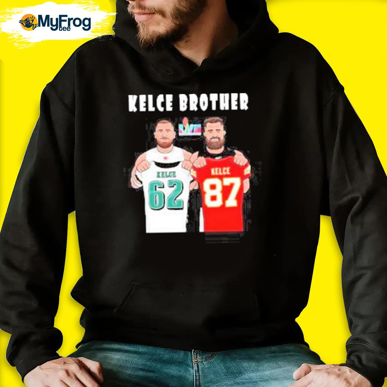 Kelce Brothers Jason Kelce Vs Travis Kelce Lvii Super Bowl Matchup Shirt,  hoodie, sweater and long sleeve