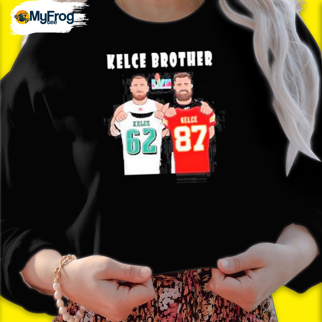 Kelce Brothers Jason Kelce Vs Travis Kelce Lvii Super Bowl Matchup Shirt,  hoodie, sweater and long sleeve