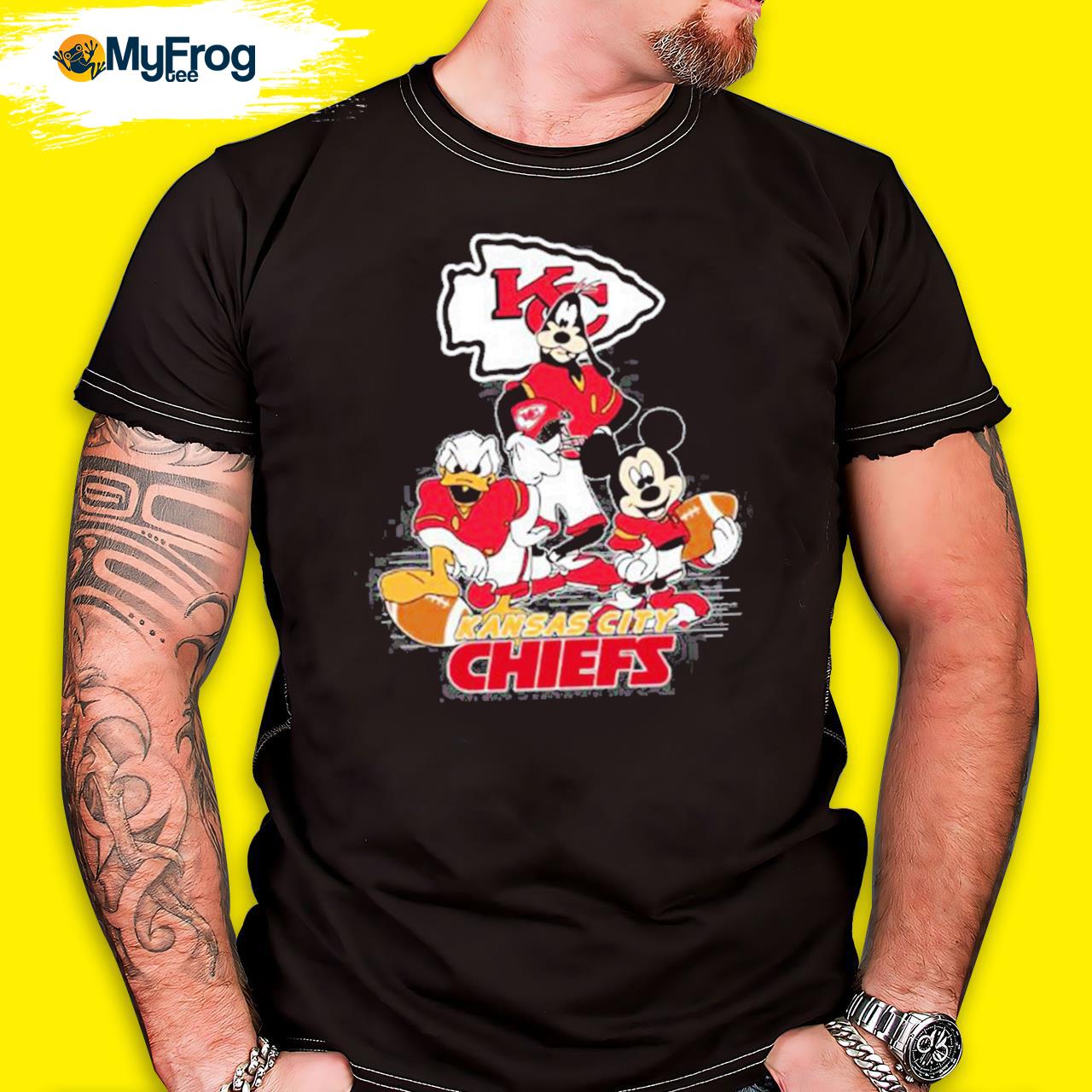 Kansas City Chiefs Mickey Mouse T-Shirt - T-shirts Low Price