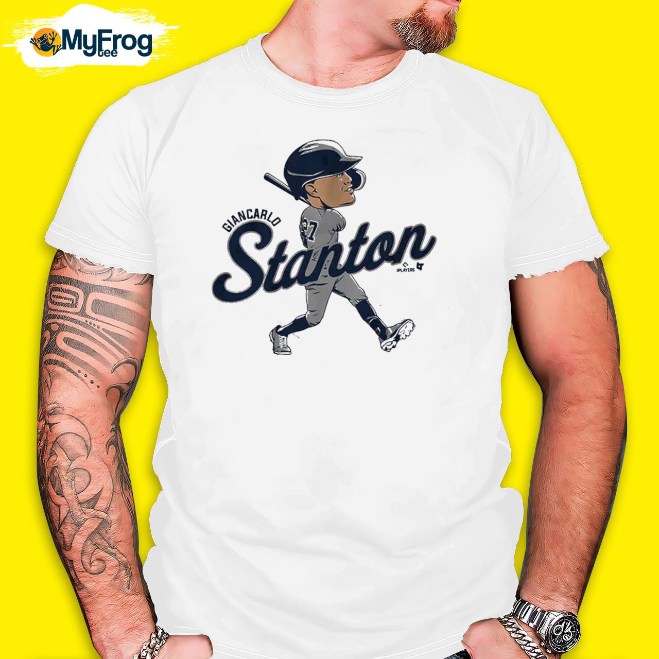 Giancarlo Stanton Caricature T-shirt - Shibtee Clothing