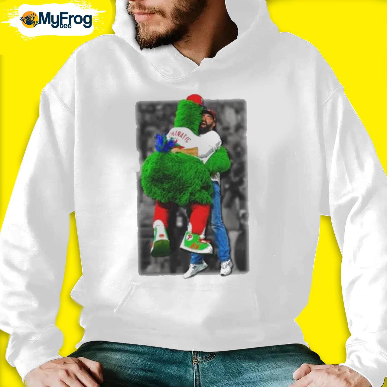 FREE shipping Jason Kelce And Philly Phanatic Hug shirt, Unisex tee,  hoodie, sweater, v-neck and tank top