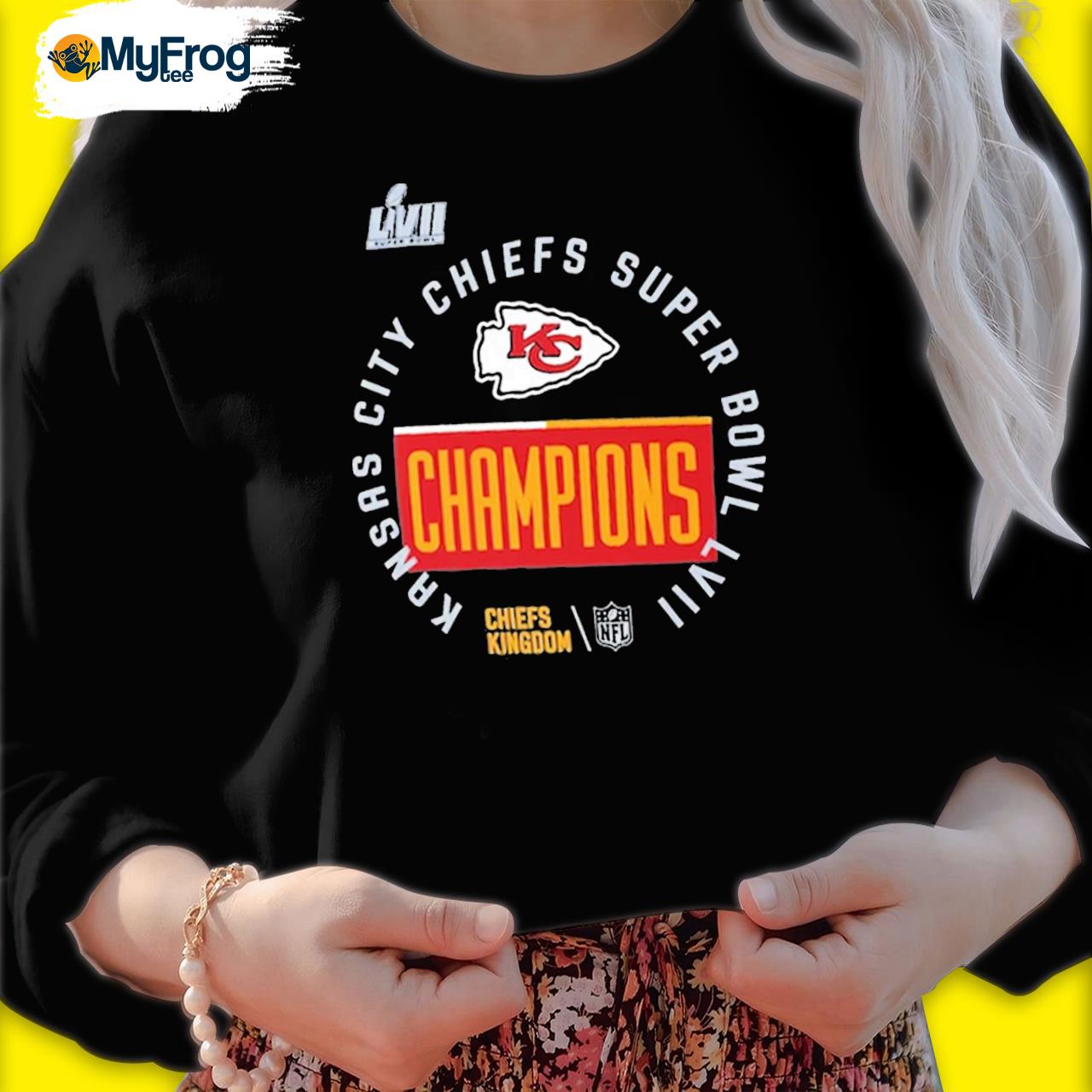 Official Kansas city Chiefs super bowl lviI champions Chiefs Kingdom shirt,  hoodie, sweater, long sleeve and tank top