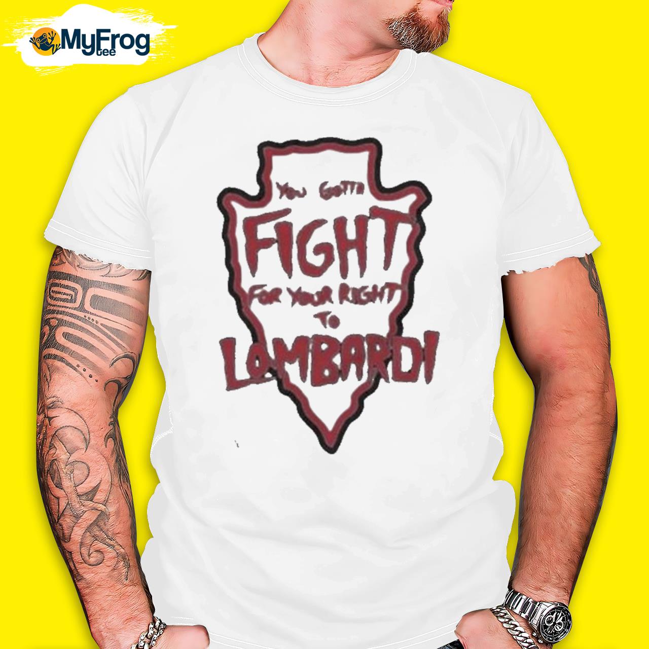 Official Kansas City Chiefs You Gotta Fight For Your Right To Lombard Shirt