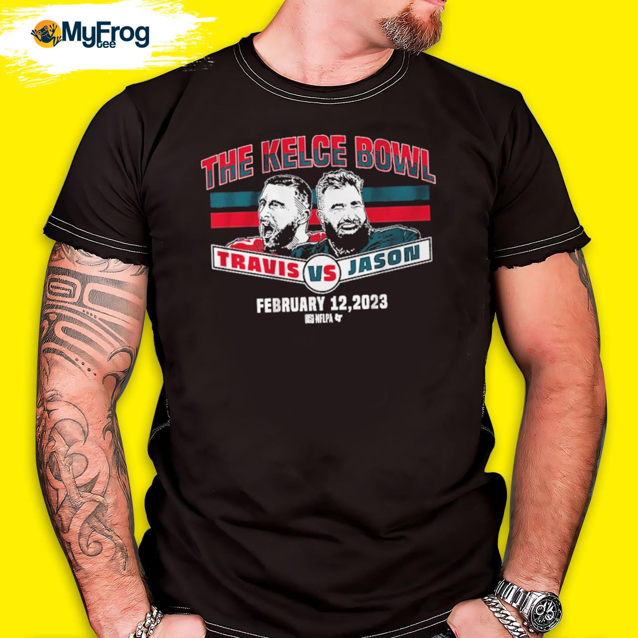 Official Travis Vs Jason Kelce Bowl Shirt, hoodie, sweater and