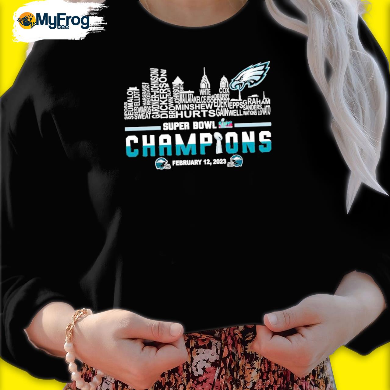 Philadelphia Eagles Player Super Bowl LVI Champions 2023 Sweatshirt, hoodie,  sweater, long sleeve and tank top