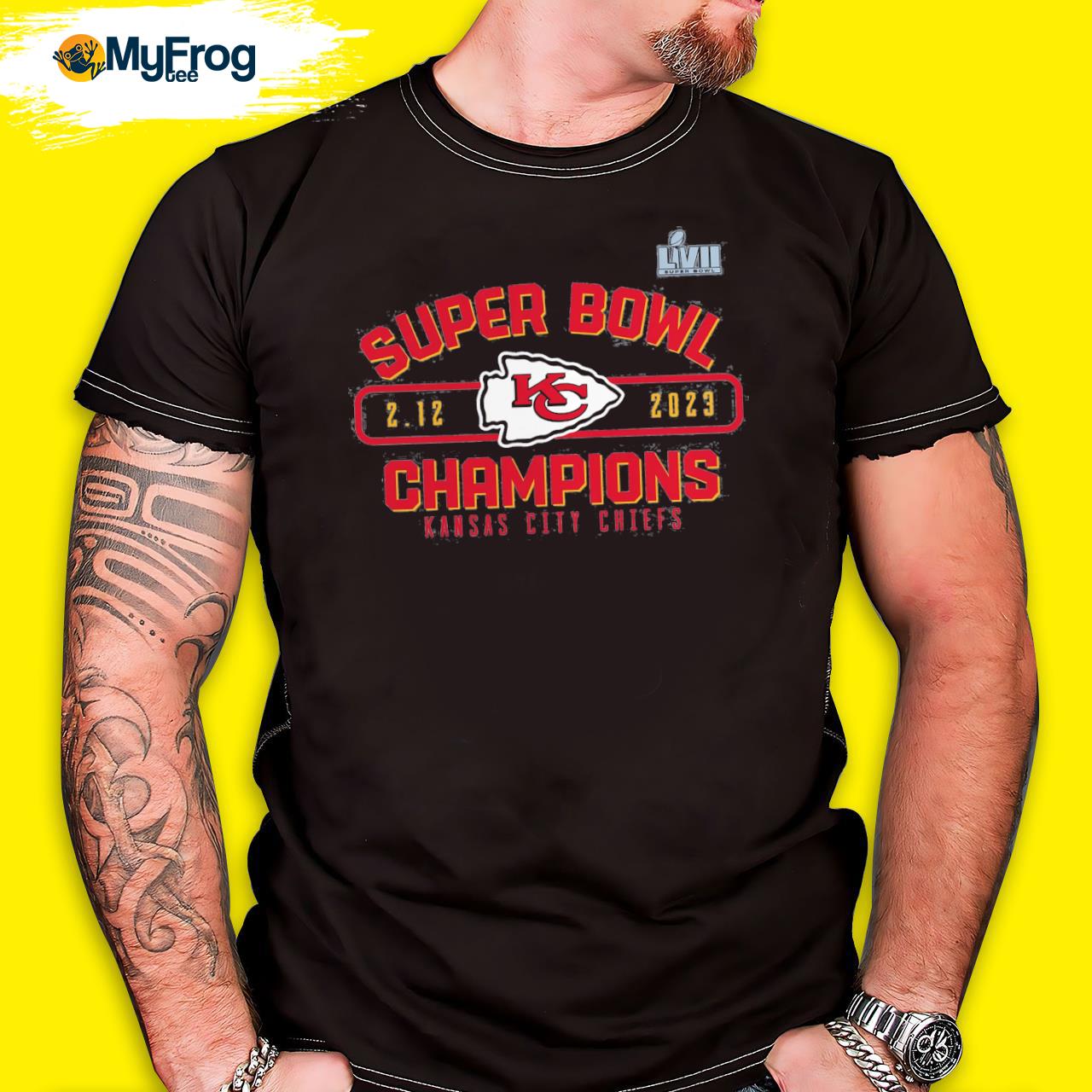 Kansas City Super Bowl Champions 2023 v2 - Kansas City Chiefs - T-Shirt