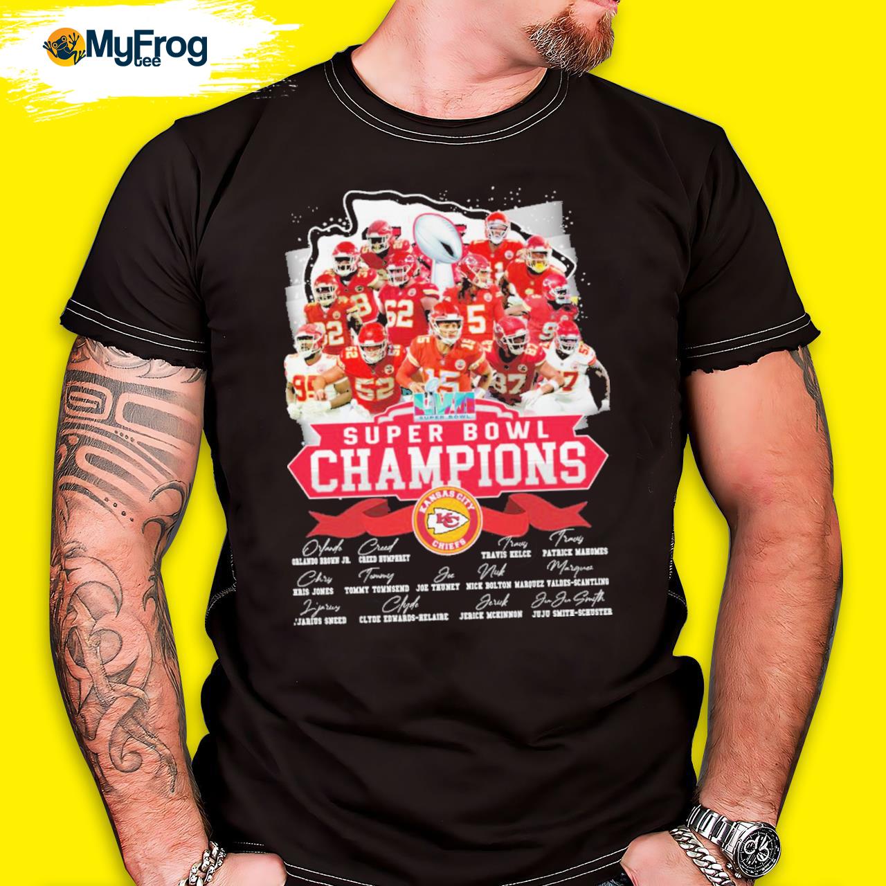 Kansas City Chiefs Super Bowl LVII Champions Gear, Autographs