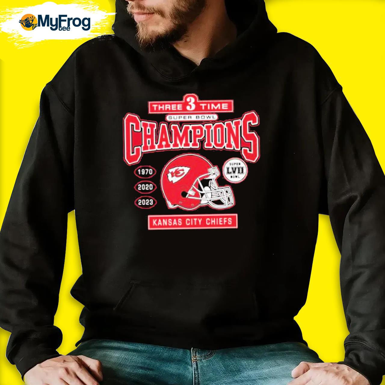 Three Time Super Bowl Champions 1970 2020 2023 Kansas City Chiefs shirt,  hoodie, sweater, long sleeve and tank top