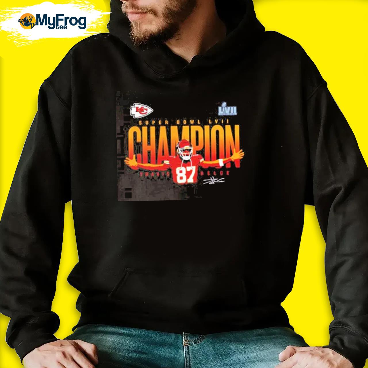 LVII KC CHAMPS Hoodie - Black