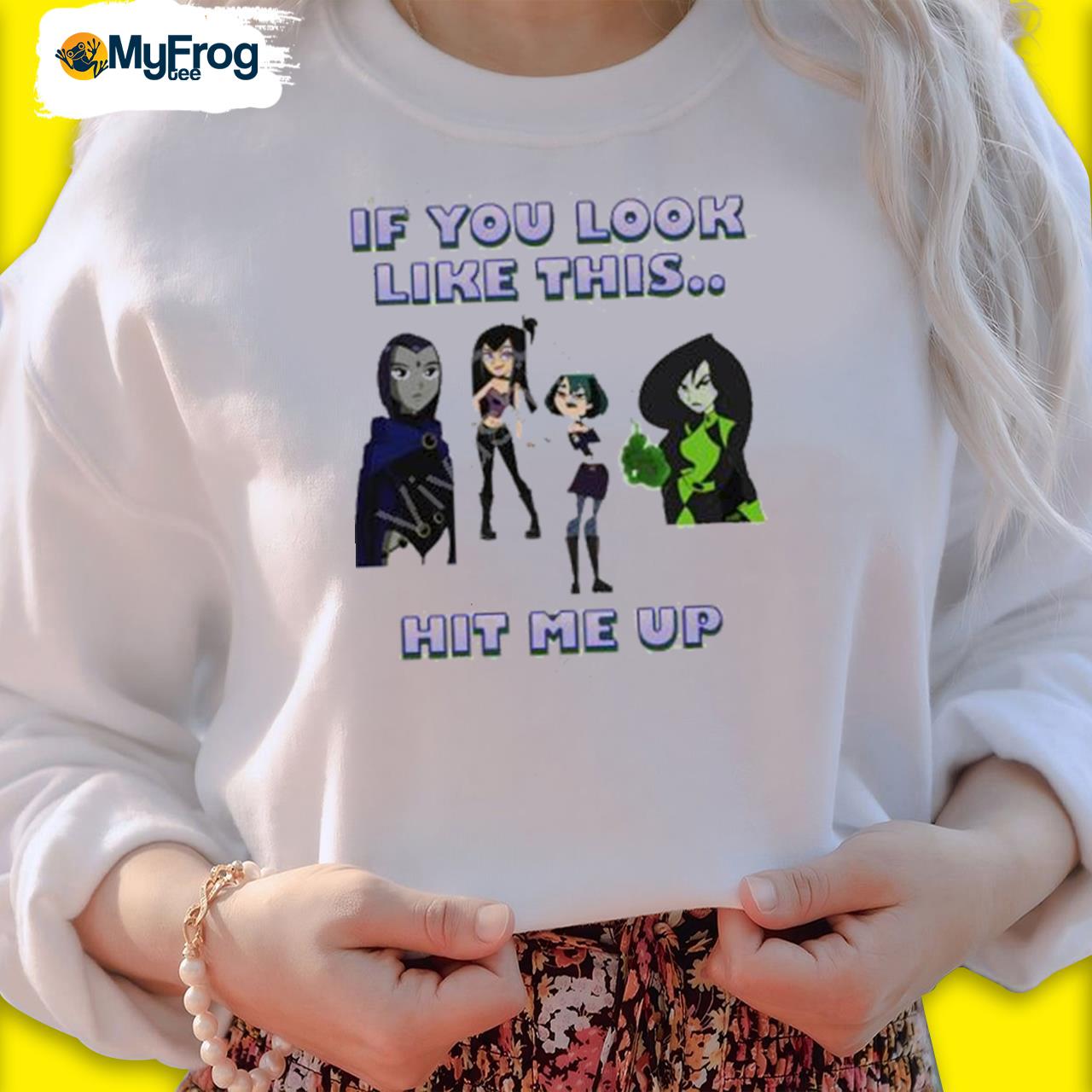 If you look like this hit me up goth girl shirt, hoodie, sweater and v-neck  t-shirt