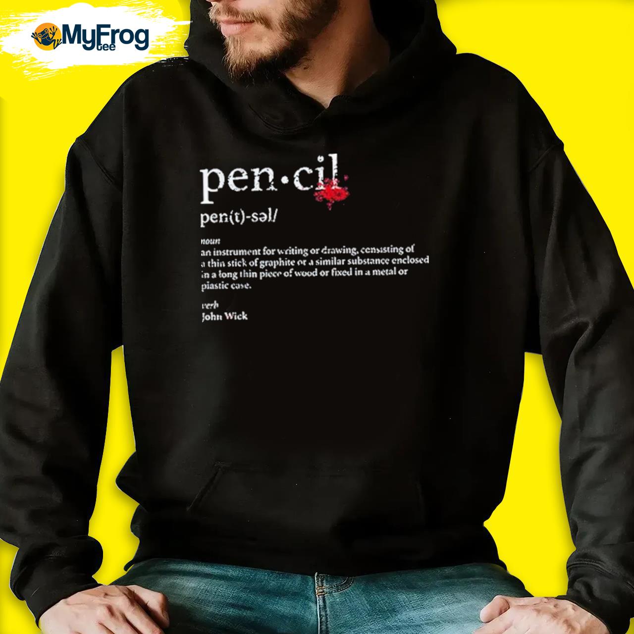 john wick t shirt pencil