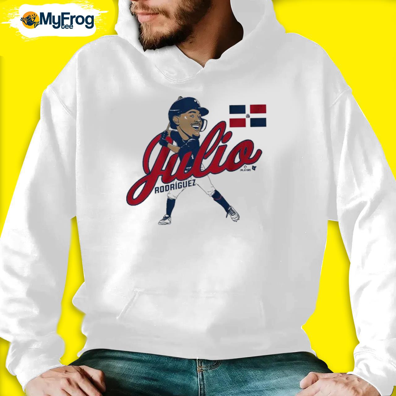 Julio Rodriguez Caricature Shirt, hoodie, sweater, long sleeve and tank top