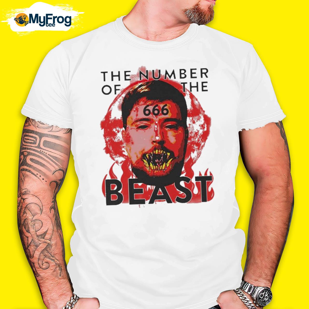 Mr beast The Number Of The Beast 2023 Shirt
