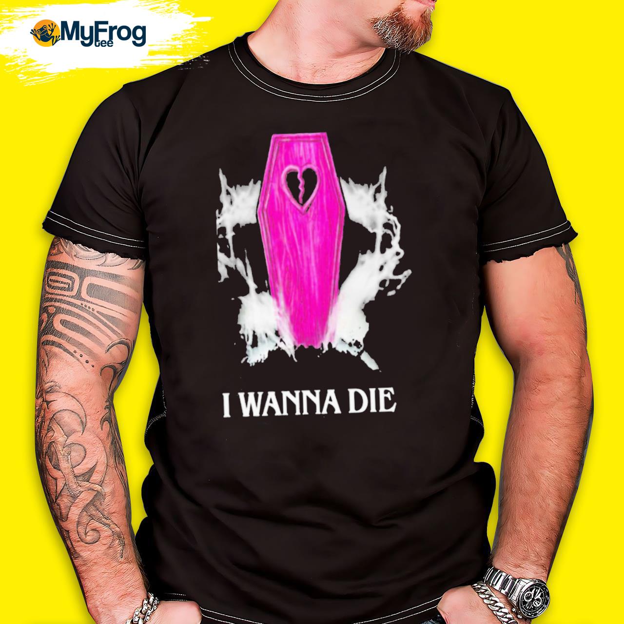 Nessa Barrett Mesh I Wanna Die T-shirt, hoodie, sweater and long sleeve