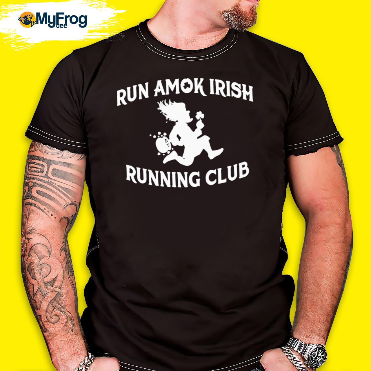 Official Run Amok Irish Running Club Shirt
