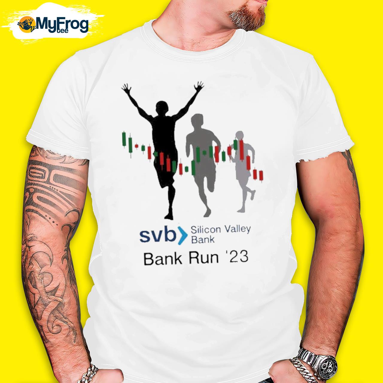 Official svb silicon valley bank run 23′ shirt