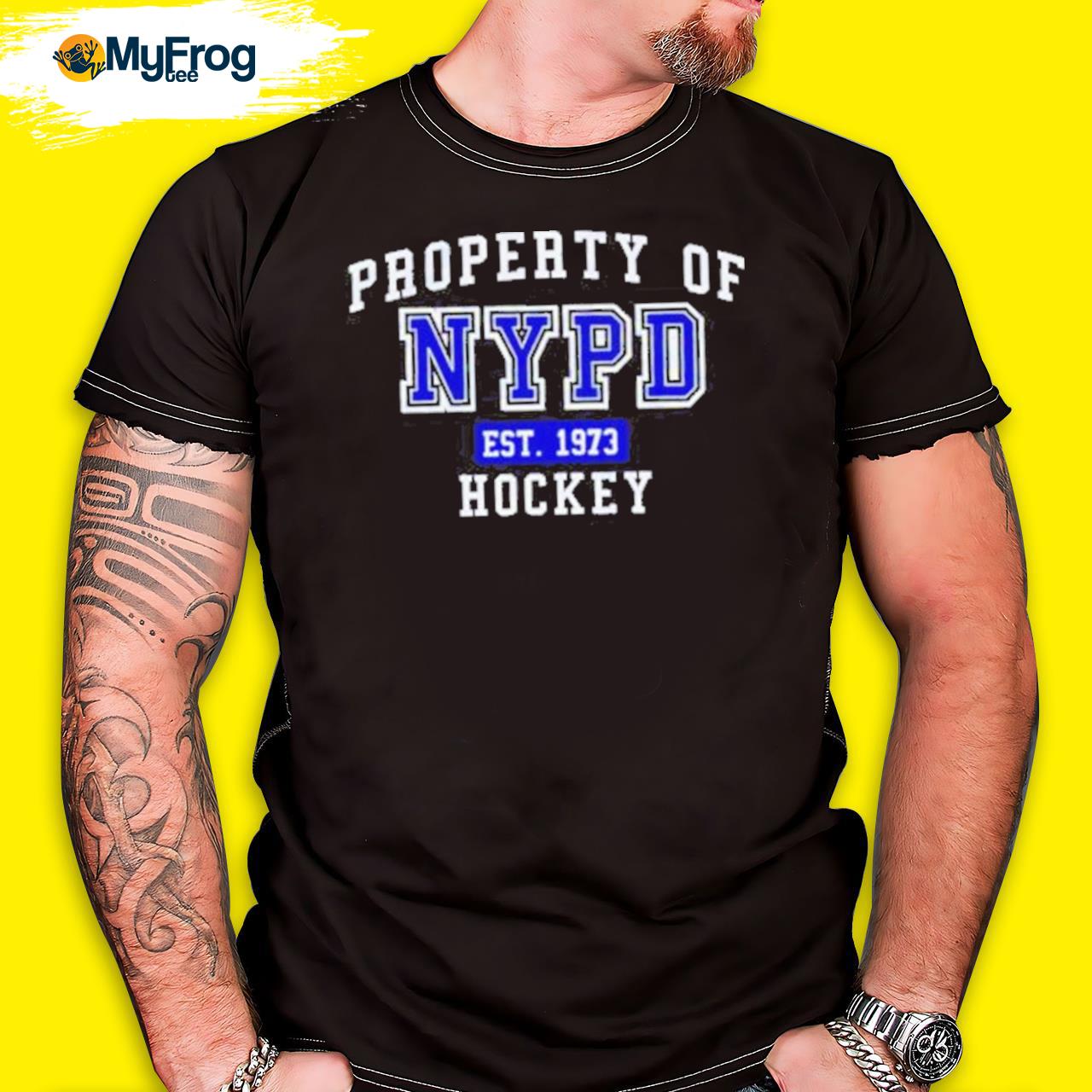 Property Of Nypd Hockey Est 1973 shirt
