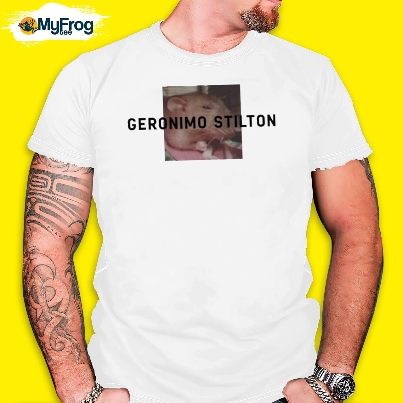 Rata Apretando El Puno Geronimo Stilton Shirt