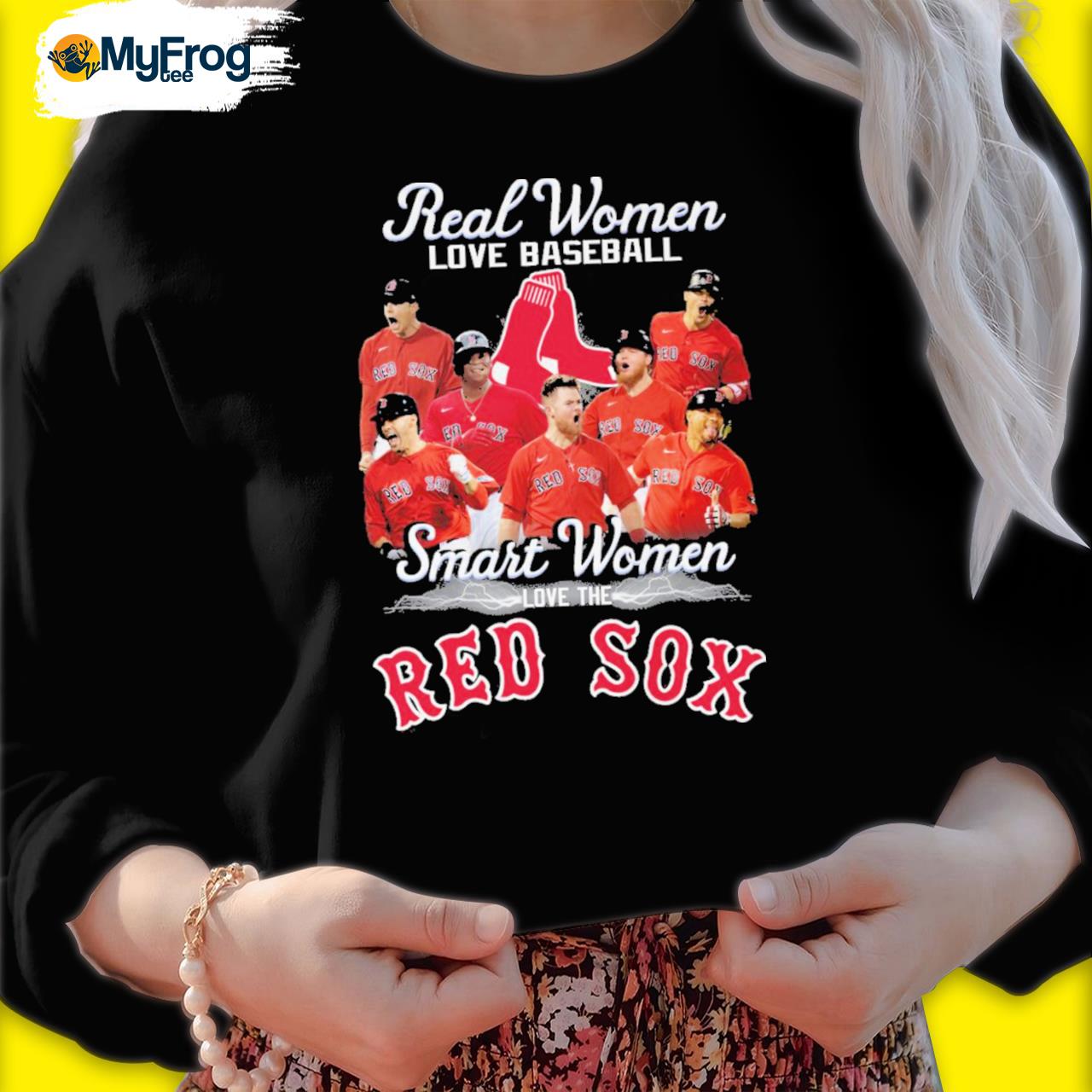 Real Women love Baseball smart women love the Red Sox 2023 shirt