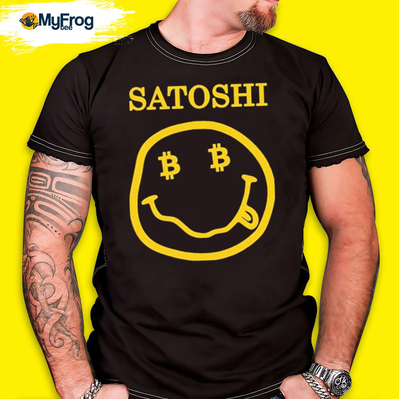 Satoshi Smiley Face Bitcoin Shirt