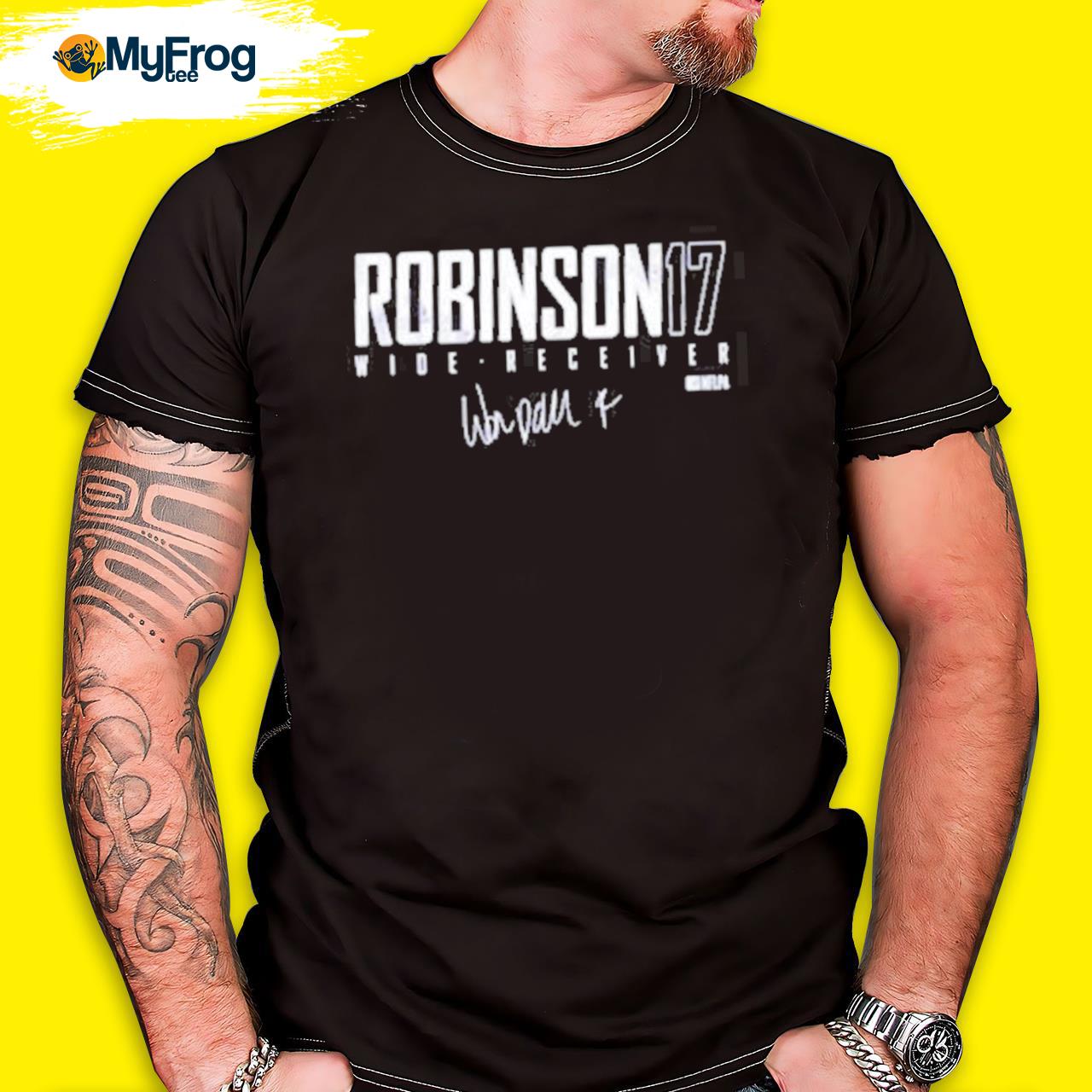 Wan’Dale Robinson 17 New York Football Signature shirt