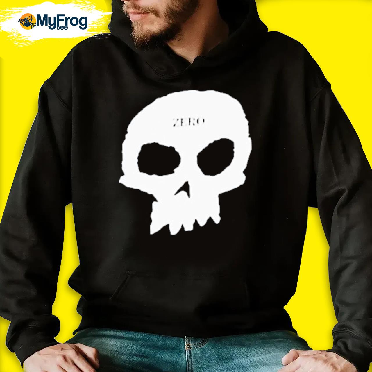 Zero single hot sale skull hoodie