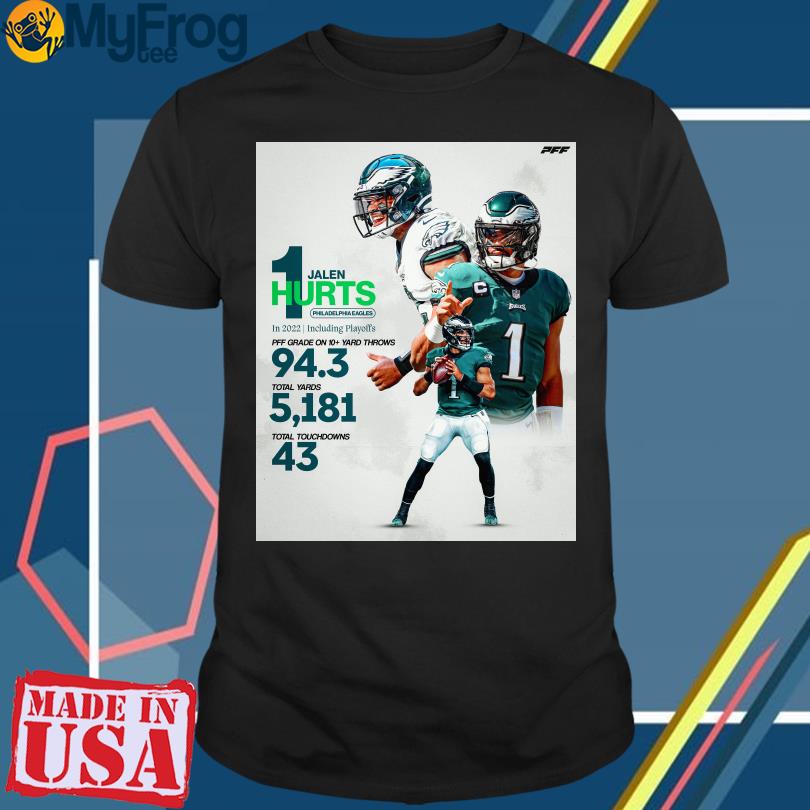 Jalen Hurts Philadelphia Eagles 90s Bootleg Retro TShirt For NFL