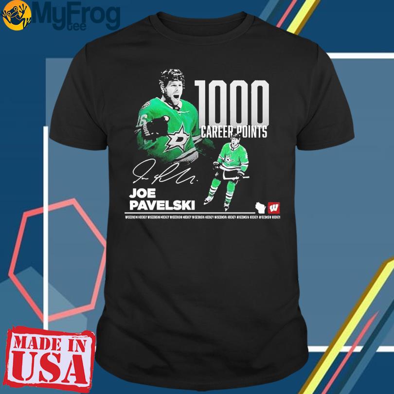 HOT 1000 Career Points Joe Pavelski Dallas Stars Signature T-Shirt