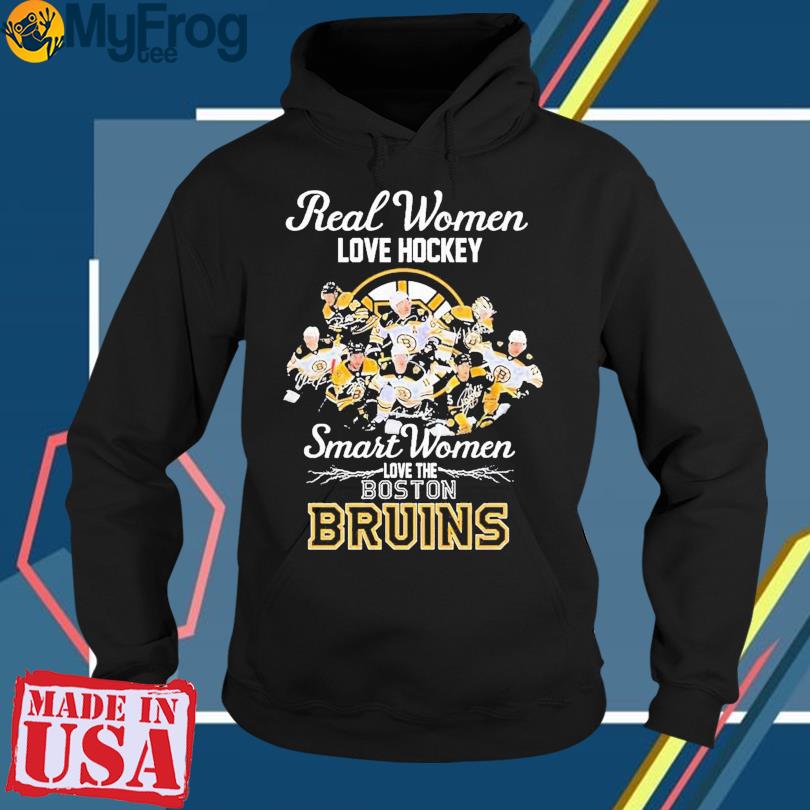 Official Boston Bruins real women love hockey smart women love the