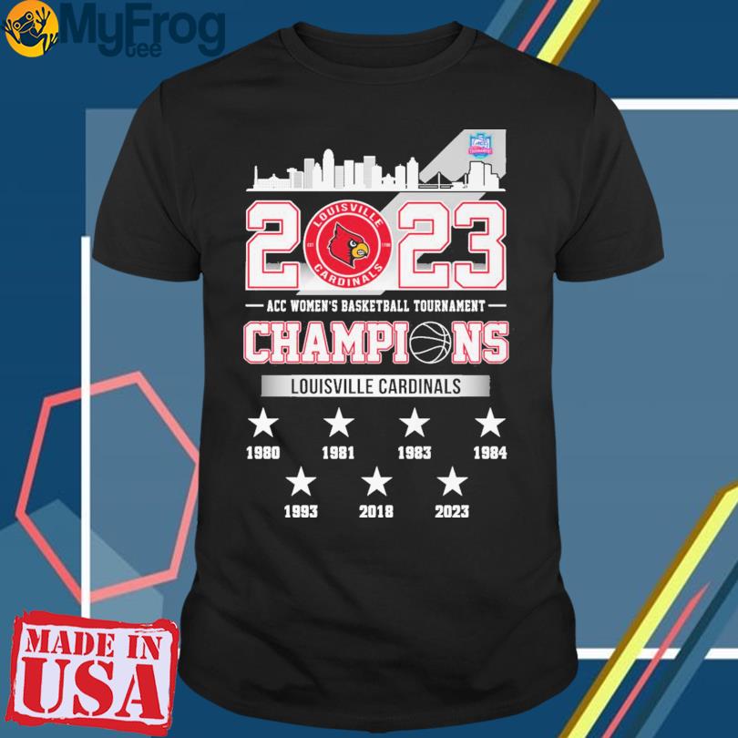 Louisville Cardinals 2022 2023 acc women's basketball tournament champions  shirt, hoodie, sweater, long sleeve and tank top