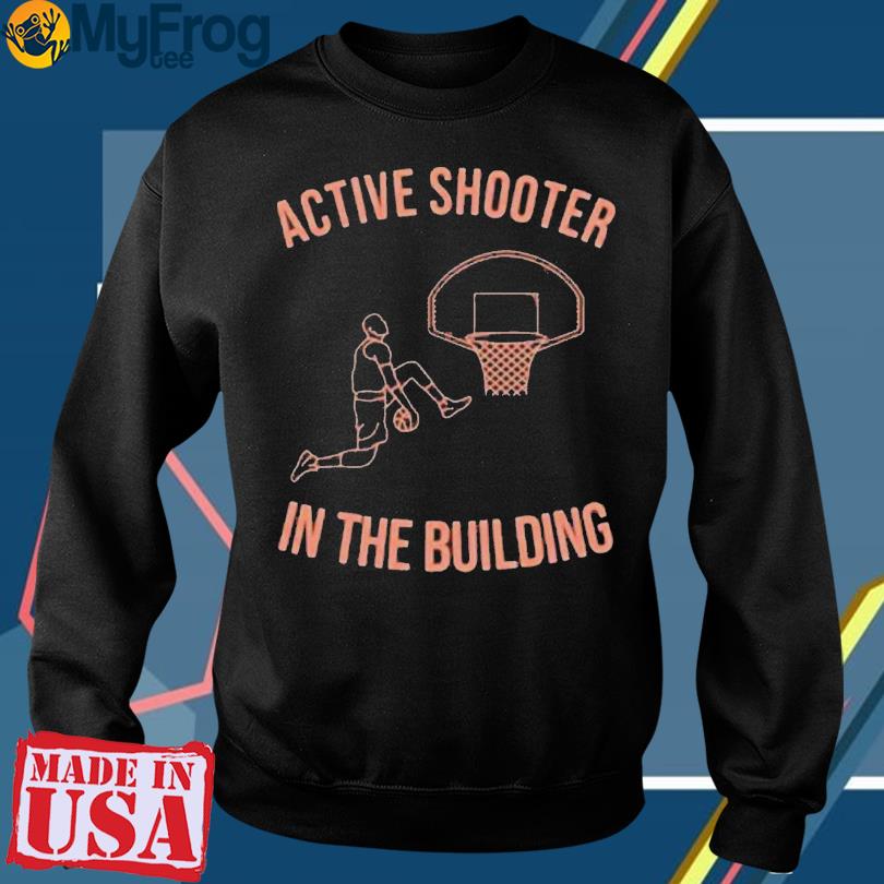 Unisex Heavy Cotton Tee Active Shooter Funny Shirt 