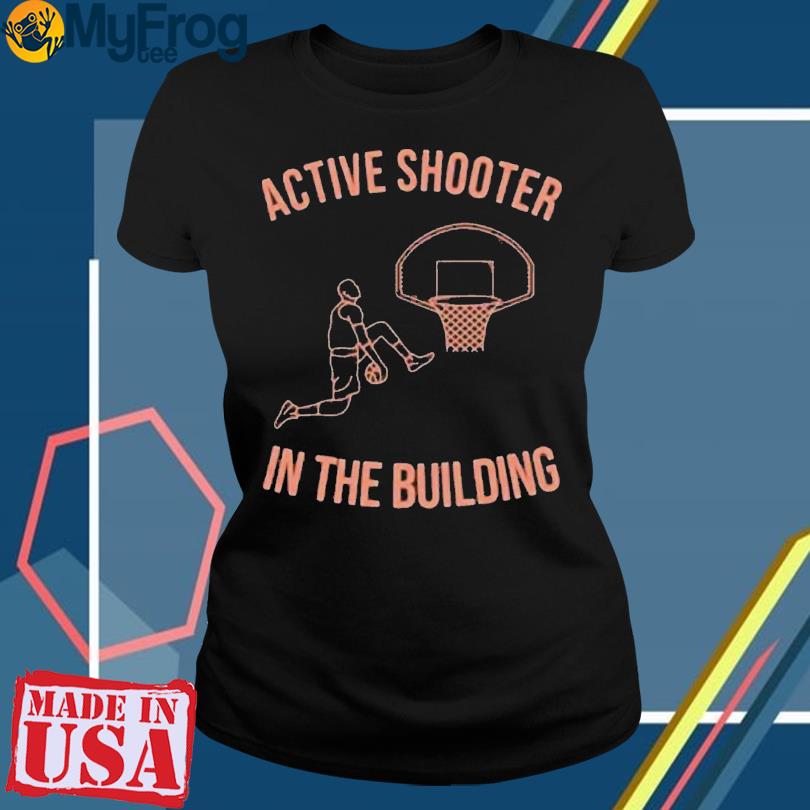 Unisex Heavy Cotton Tee Active Shooter Funny Shirt 